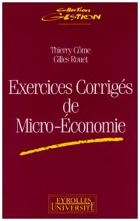 Exercices corrigés de micro-économie