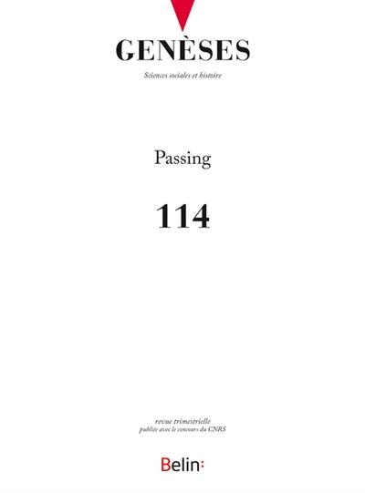 Genèses, n° 114. Passing