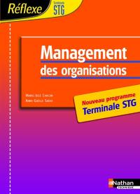 Management des organisations, terminale STG : nouveau programme