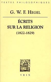 Ecrits sur la religion (1822-1829)