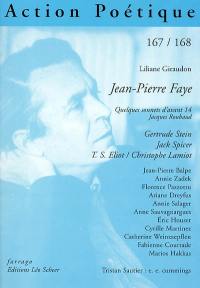 Action poétique, n° 167-168. Jean-Pierre Faye