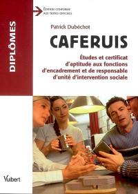 Caferuis : études et certificat d'aptitude aux fonctions d'encadrement et de responsable d'unité d'intervention sociale