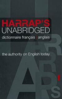 Harrap's unabridged dictionary. Vol. 2. French-English. Français-anglais. Harrap's unabridged dictionnaire. Vol. 2. French-English. Français-anglais