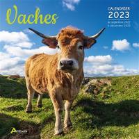 Vaches : calendrier 2023 : de septembre 2022 à décembre 2023