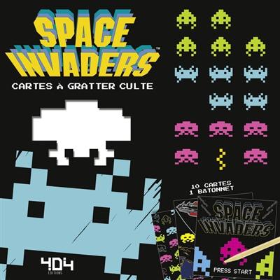 Space Invaders : cartes à gratter cultes