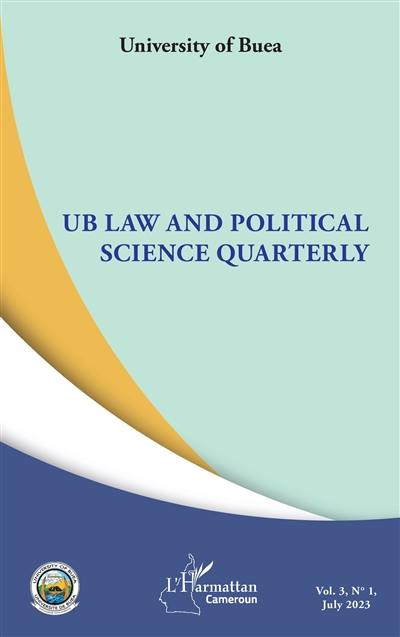 UB law and political science quarterly, n° 3