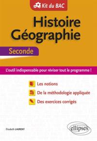 Histoire géographie, seconde
