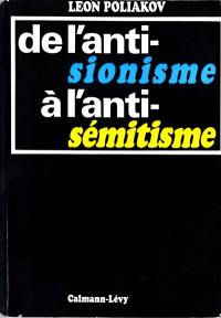 De l'antisionisme à l'antisémitisme