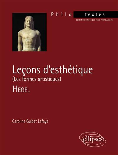 Leçons d'esthétiques, Hegel : les formes artistiques