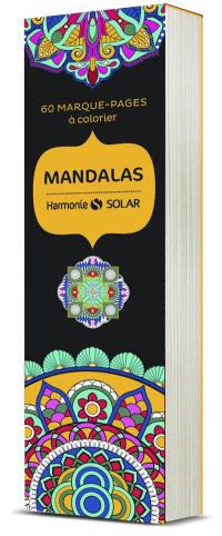 Mandalas : 60 marque-pages à colorier
