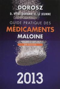 Guide pratique des médicaments : 2013