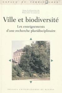 Ville et biodiversité : les enseignements d'une recherche pluridisciplinaire