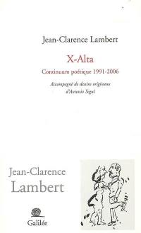 X-Alta : continuum poétique 1991-2006