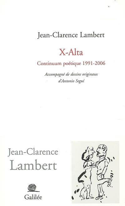 X-Alta : continuum poétique 1991-2006