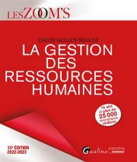 La gestion des ressources humaines : 2022-2023