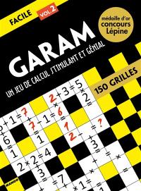 Garam, un jeu de calcul stimulant et génial : niveau facile 2