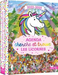 Agenda cherche et trouve les licornes : 2022-2023