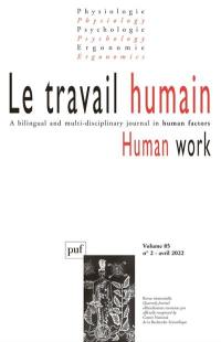 Travail humain (Le), n° 2 (2022)