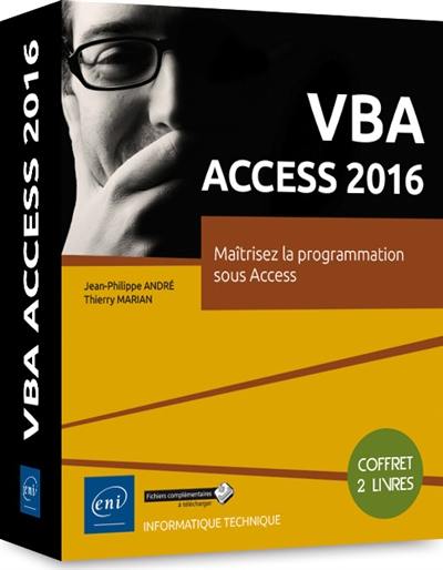 VBA Access 2016 : maîtrisez la programmation sous Access : coffret 2 livres