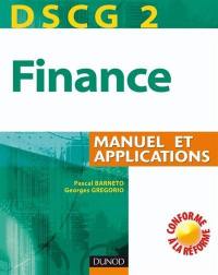 Finance, DSCG 2 : manuel et applications