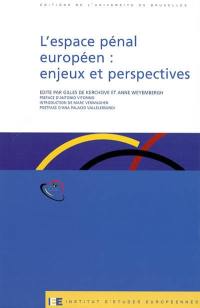 L'espace pénal européen : enjeux et perspectives