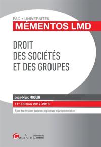 Droit des sociétés et des groupes : 2017-2018