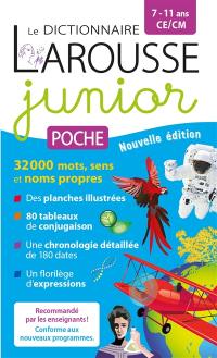 Dictionnaire Larousse junior poche, 7-11 ans, CE-CM
