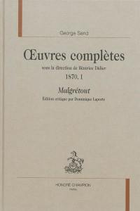 Oeuvres complètes. 1870 (1)