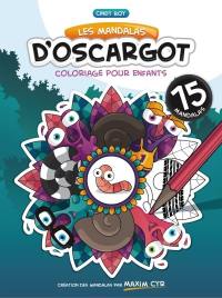 Les mandalas d'Oscargot : coloriage pour enfants