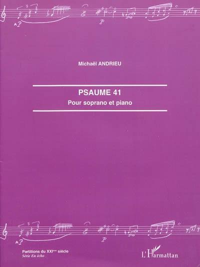Psaume 41 : pour soprano et piano