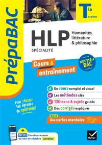 HLP, humanités, littérature & philosophie spécialité terminale générale : nouveau bac