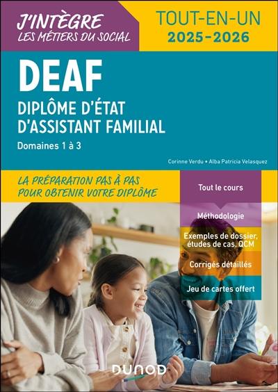 DEAF, diplôme d'Etat d'assistant familial : tout-en-un 2024-2025