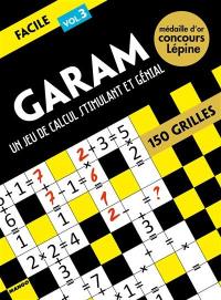 Garam, un jeu de calcul stimulant et génial : facile 3