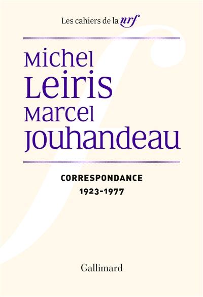 Correspondance : 1923-1977