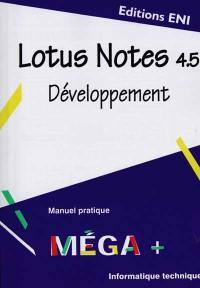 Lotus Notes 4.5 : développement