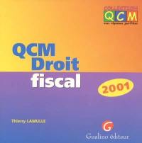 QCM droit fiscal 2001