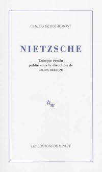 Nietzsche : colloque de Royaumont