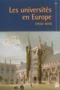 Les universités en Europe (1450-1814)