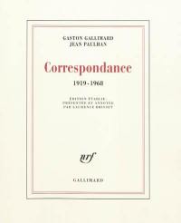 Correspondance : 1919-1968