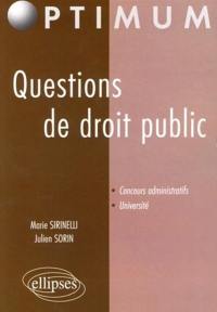 Questions de droit public