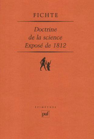 Doctrine de la science, exposé de 1812