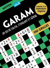 Garam, un jeu de calcul stimulant et génial : niveau moyen 3