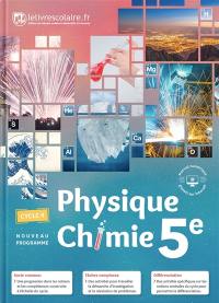 Physique chimie 5e, cycle 4 : nouveau programme