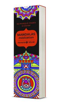 Mandalas méditation : 60 marque-pages à colorier
