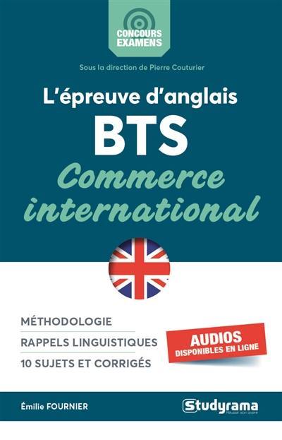 L'épreuve d'anglais : BTS commerce international