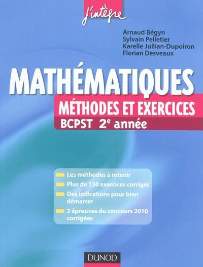 Mathématiques : méthodes et exercices BCPST 2e année