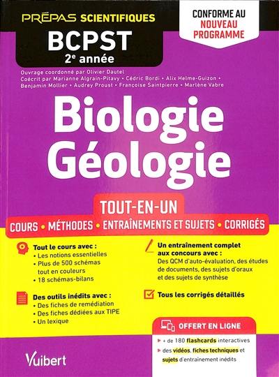 Biologie géologie, prépas scientifiques BCPST 2e année : tout-en-un : conforme au programme
