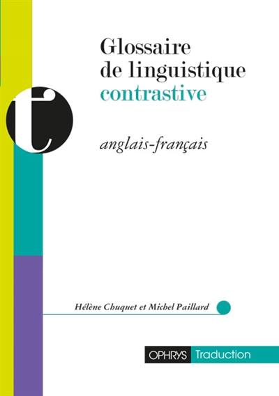 Glossaire de linguistique contrastive anglais-français