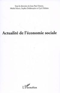 Actualité de l'économie sociale