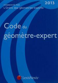 Code du géomètre expert 2013